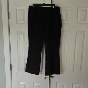 J. Crew Hayden Linen Crop cut stretch trousers size 14